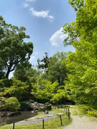 長岡天満宮の庭園