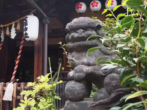 新井天神北野神社の狛犬