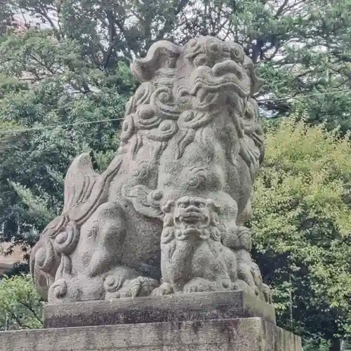 松が丘北野神社の狛犬