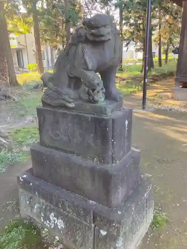 久伊豆神社の狛犬