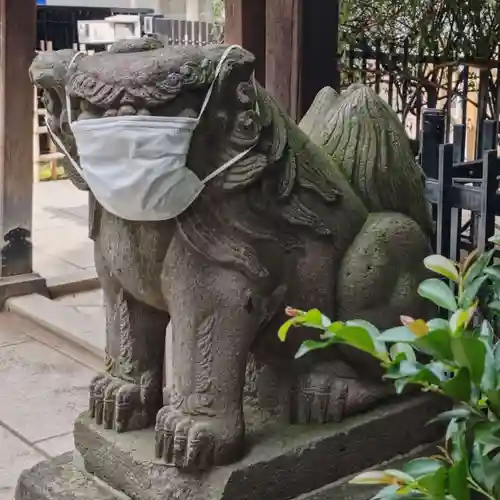 八幡神社の狛犬