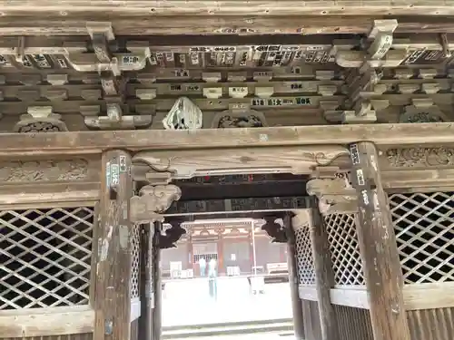 太山寺の山門