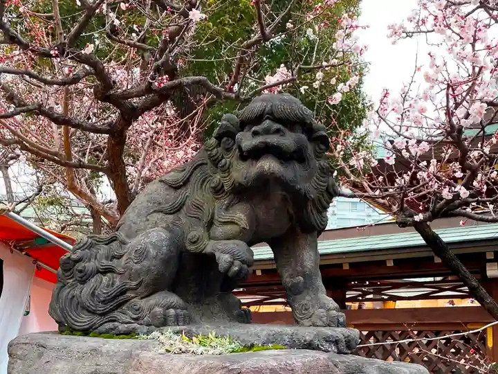 湯島天満宮の狛犬