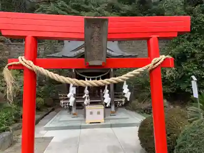 武州柿生琴平神社の鳥居