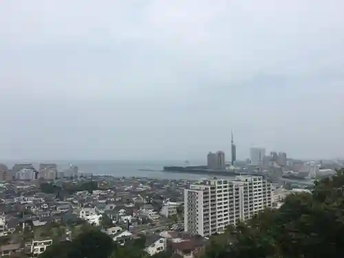 鷲尾愛宕神社の景色