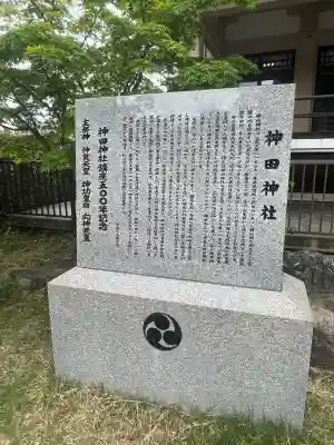 神田神社の{uncategorized: "未分類", other: "その他", undefined: "問題あり", building: "その他建物", grave: "お墓", sacred_gate: "鳥居", guardian: "狛犬", statue: "像", buddha: "仏像", history: "歴史", nature: "自然", garden: "庭園", animal: "動物", pagoda: "塔", temizu: "手水舎", mountain_gate: "山門・神門", sanctuary: "本殿・本堂", subordinate: "末社・摂社", art: "芸術", scenery: "景色", jizo: "地蔵", ema: "絵馬", goshuin: "御朱印", omikuji: "おみくじ", items: "授与品その他", amulet: "お守り", goshuincho: "御朱印帳", eats: "食事", festival: "お祭り", votive_dance: "神楽", shichigosan: "七五三参", wedding: "結婚式", experience: "体験その他", initially: "初詣", around: "周辺", anti_infection: "感染症対策"}