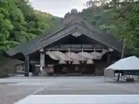 6月10日 早朝の出雲大社神楽殿