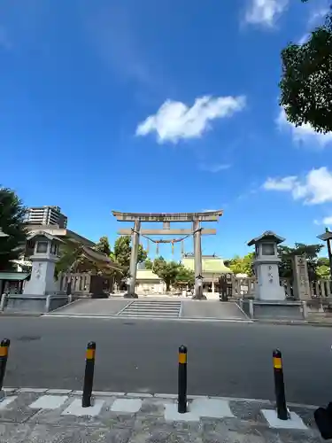 生國魂神社の鳥居