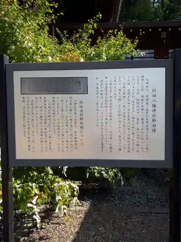 行田八幡神社の歴史