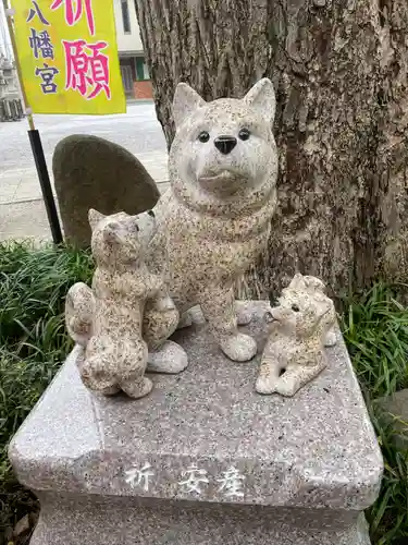 川越八幡宮の狛犬