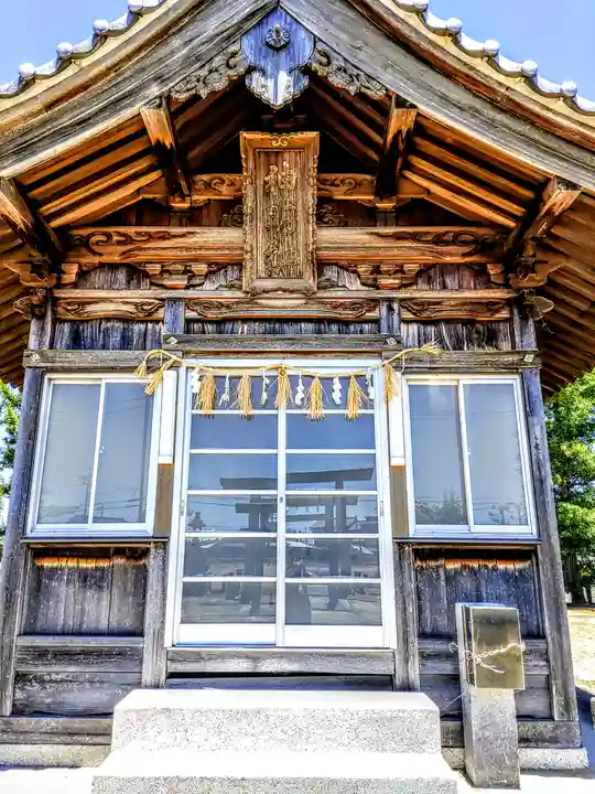 神明社(寛延)の本殿・本堂