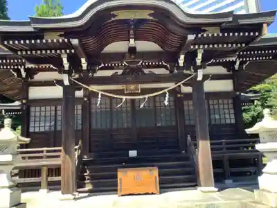 落合白山神社の本殿・本堂