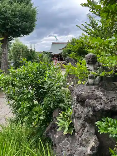 鷺宮八幡神社の狛犬