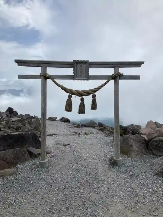 車山神社の鳥居