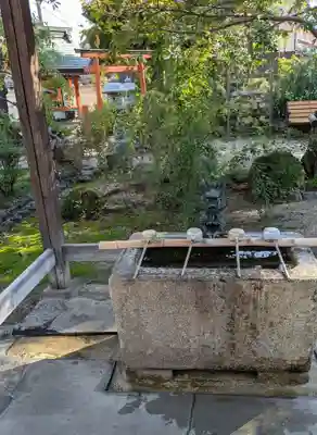 帯解寺の手水舎