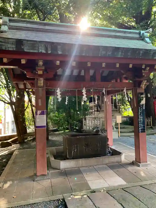 金王八幡宮の手水舎