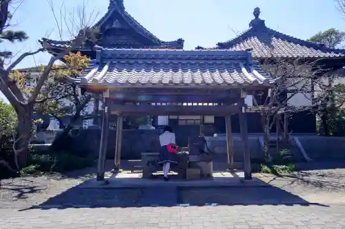 正覚寺 (吉良町吉田)の手水舎