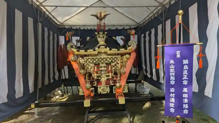 上川神社頓宮のお祭り