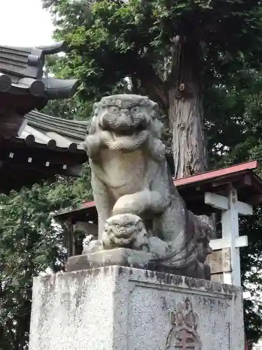 鶴峯八幡宮の狛犬