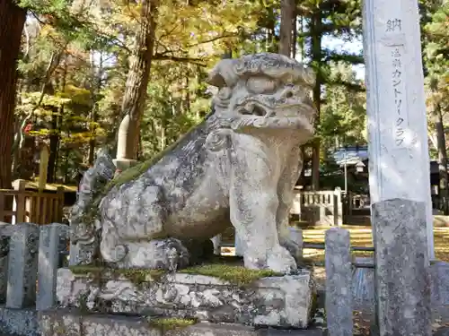 小野神社の狛犬