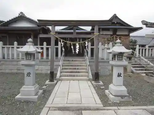 内林厄神宮(八幡神社)の鳥居