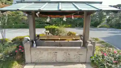 岡山神社の手水舎