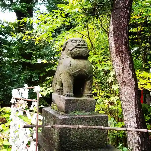 御田八幡神社の狛犬
