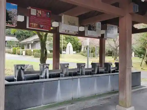 鹿児島縣護國神社の手水舎