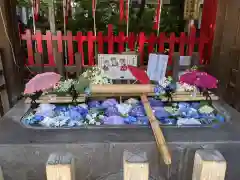 下谷神社の手水