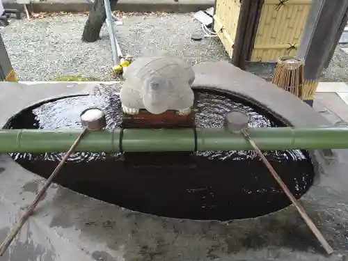 白旗神社の手水舎