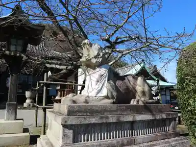 法輪寺の狛犬