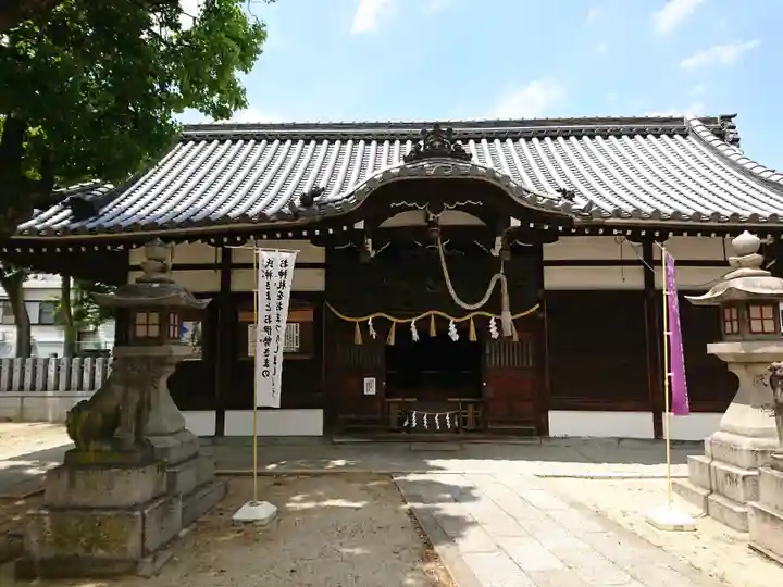 瓜破天神社の本殿・本堂
