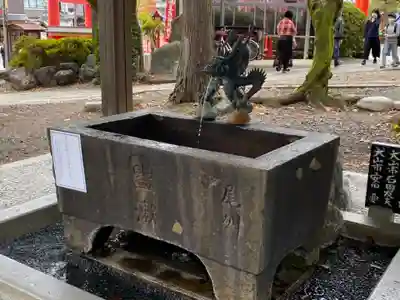 針綱神社の手水舎