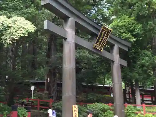 日光二荒山神社の鳥居