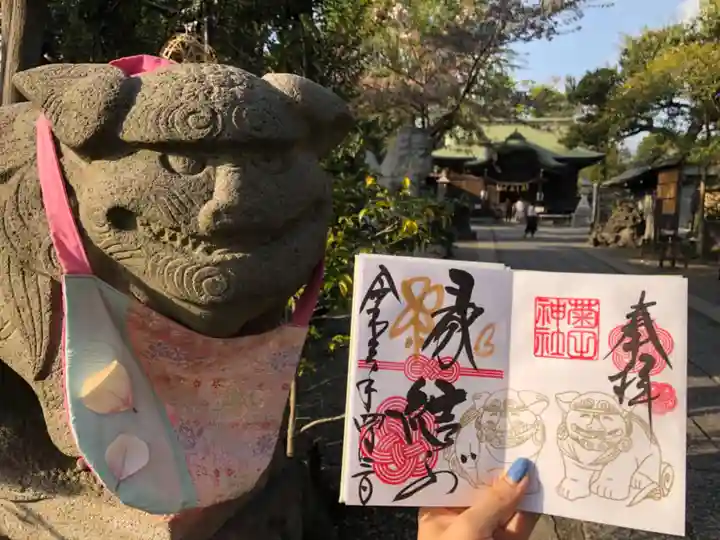 菊田神社の狛犬