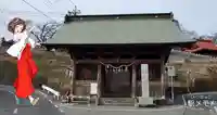 上野国一社八幡八幡宮の山門・神門