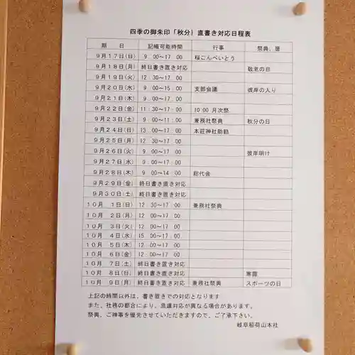 岐阜稲荷山本社(岐阜県)