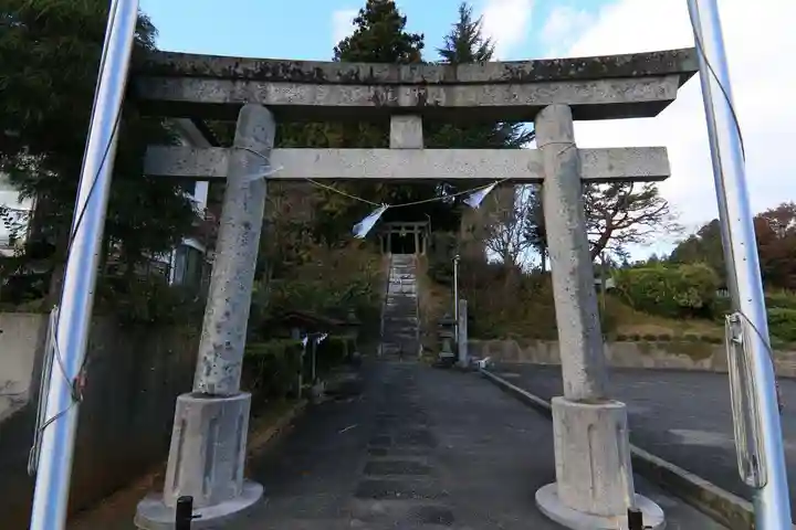 油井神社の鳥居