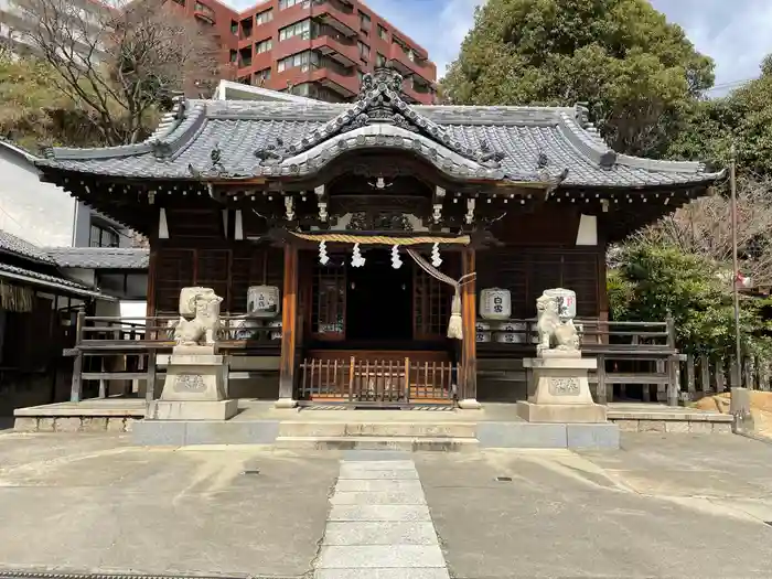 篠原嚴島神社の本殿