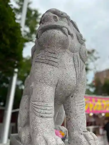 新川皇大神社の狛犬