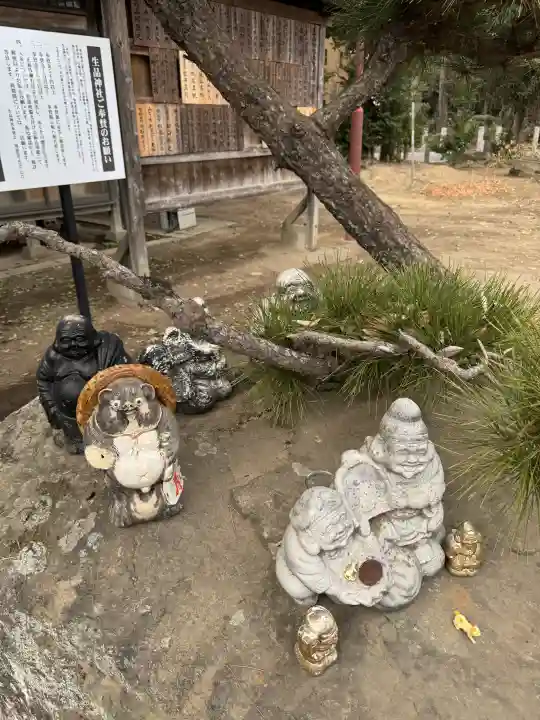 生品神社の{uncategorized: "未分類", other: "その他", undefined: "問題あり", building: "その他建物", grave: "お墓", sacred_gate: "鳥居", guardian: "狛犬", statue: "像", buddha: "仏像", history: "歴史", nature: "自然", garden: "庭園", animal: "動物", pagoda: "塔", temizu: "手水舎", mountain_gate: "山門・神門", sanctuary: "本殿・本堂", subordinate: "末社・摂社", art: "芸術", scenery: "景色", jizo: "地蔵", ema: "絵馬", goshuin: "御朱印", omikuji: "おみくじ", items: "授与品その他", amulet: "お守り", goshuincho: "御朱印帳", eats: "食事", festival: "お祭り", votive_dance: "神楽", shichigosan: "七五三参", wedding: "結婚式", experience: "体験その他", initially: "初詣", around: "周辺", anti_infection: "感染症対策"}