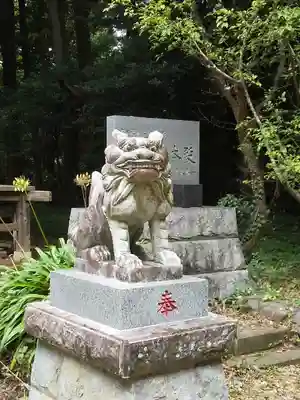 鳩峯八幡神社の狛犬