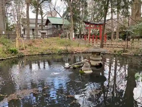 調神社の庭園