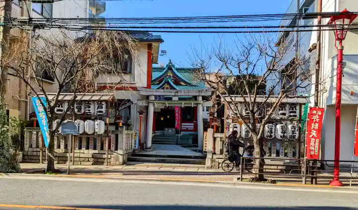 吉原神社の鳥居