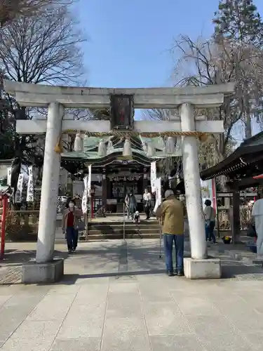 川越八幡宮の鳥居