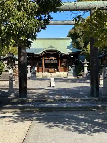 溝旗神社（肇國神社）の鳥居