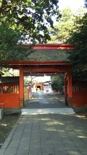 息栖神社の山門