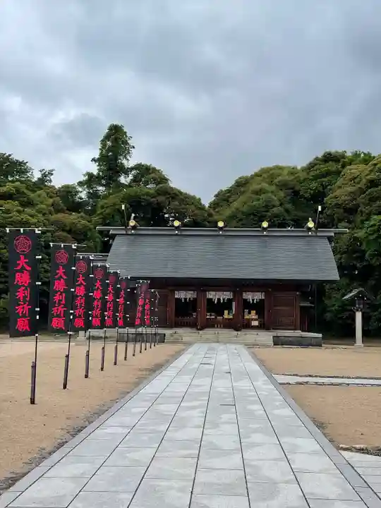 松江護國神社の本殿・本堂