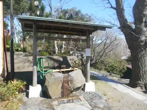 森山社（森山神社）の手水舎