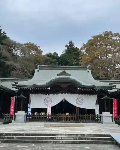 栃木縣護國神社の本殿・本堂